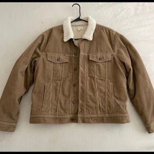Madewell Corduroy Sherpa Jacket XL